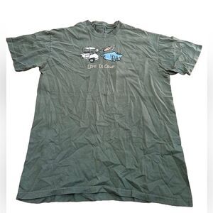 Life is Crap Funny Golf Tshirt